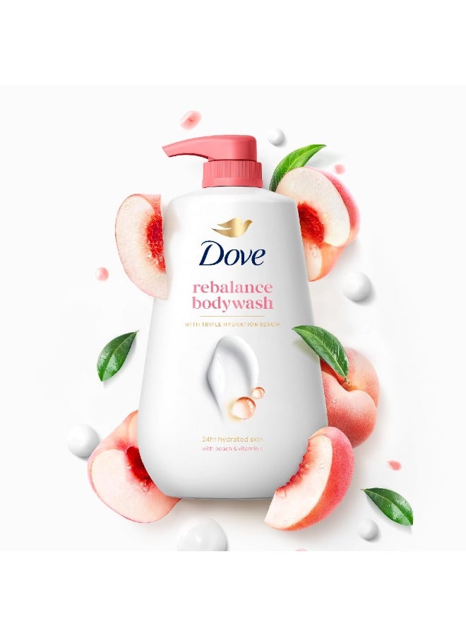 Dove Rebalance Bodywash with Triple Hydration Serum, 825ml - Image 1